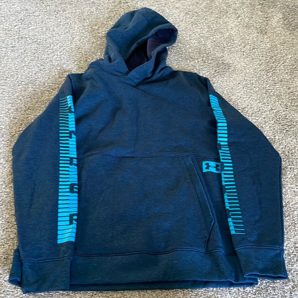 Blue under armour hoodie